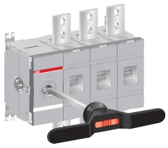 Seccionador Interruptor con mano frontal 1600A 3 Polos 600V OT1600E03P