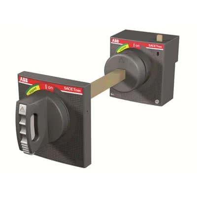 RHE Mando giratorio reenvíado para XT1-XT3 para la puerta incluye Base Manija y Varilla de 46 cm