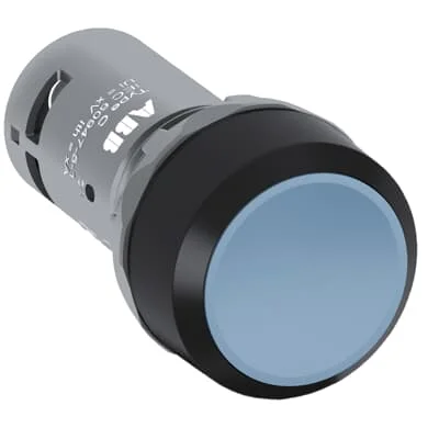Pulsador mantenido azul 2NO CP2-10L-20