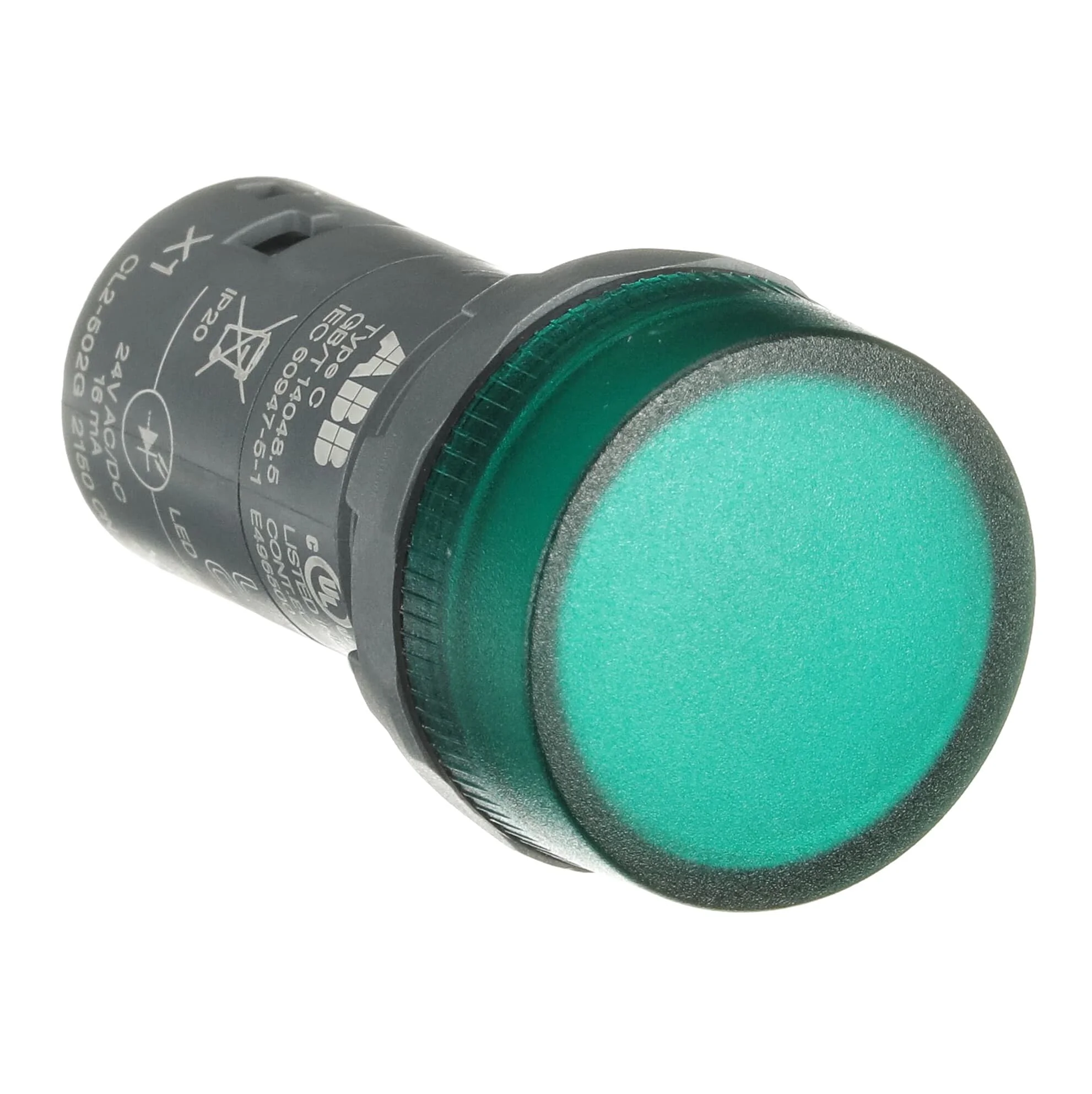 Lámpara piloto verde 230 V AC CL2-523G